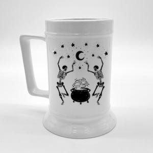 Dancing Skeletons Mystical Halloween Cool Gift Beer Stein