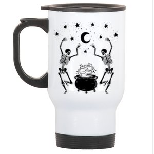 Dancing Skeletons Mystical Halloween Cool Gift Stainless Steel Travel Mug