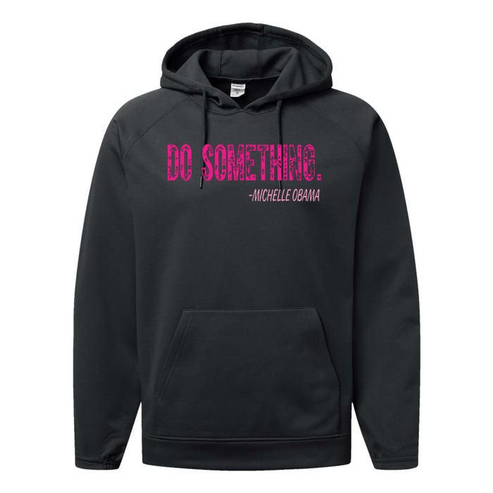 Do Something Michelle Obama Performance Fleece Hoodie