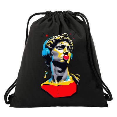 David Statue Michelangelo Motivational Renaissance Art Drawstring Bag