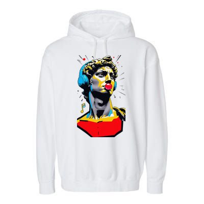 David Statue Michelangelo Motivational Renaissance Art Garment-Dyed Fleece Hoodie