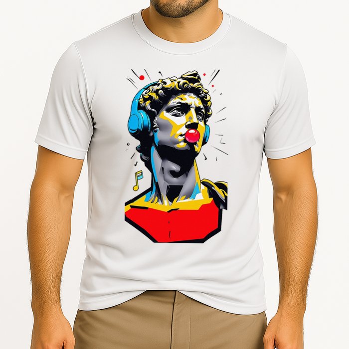 David Statue Michelangelo Motivational Renaissance Art Performance Shirt