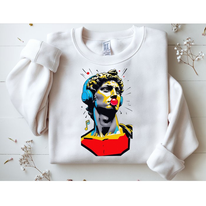David Statue Michelangelo Motivational Renaissance Art Sweatshirt