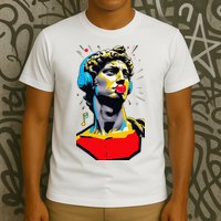 David Statue Michelangelo Motivational Renaissance Art T-Shirt