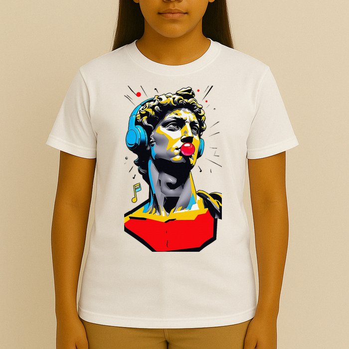 David Statue Michelangelo Motivational Renaissance Art T-Shirt