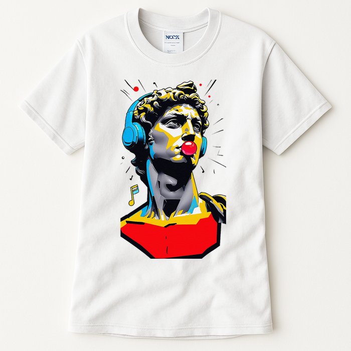 David Statue Michelangelo Motivational Renaissance Art Tall T-Shirt