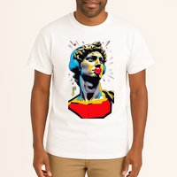 David Statue Michelangelo Motivational Renaissance Art Tall T-Shirt