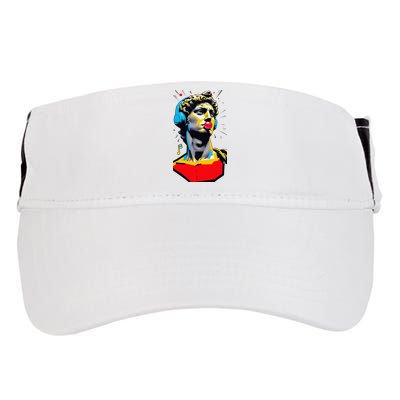 David Statue Michelangelo Motivational Renaissance Art Adult Drive Performance Visor