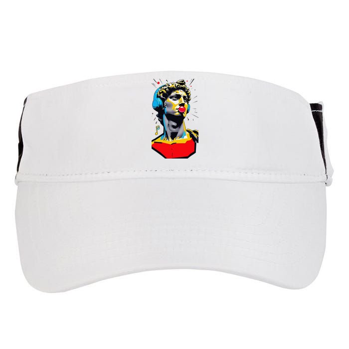David Statue Michelangelo Motivational Renaissance Art Adult Drive Performance Visor
