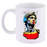 David Statue Michelangelo Motivational Renaissance Art 11oz C Handle Ceramic Mug