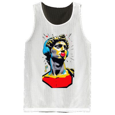 David Statue Michelangelo Motivational Renaissance Art Mesh Reversible Basketball Jersey Tank
