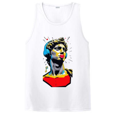 David Statue Michelangelo Motivational Renaissance Art PosiCharge Competitor Tank