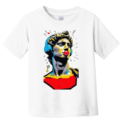 David Statue Michelangelo Motivational Renaissance Art Toddler T-Shirt