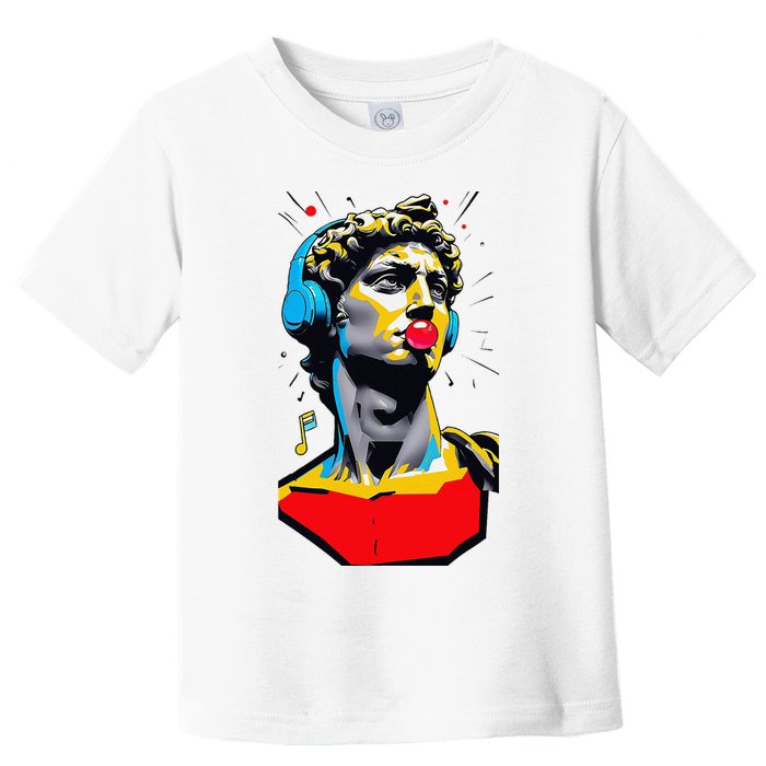 David Statue Michelangelo Motivational Renaissance Art Toddler T-Shirt