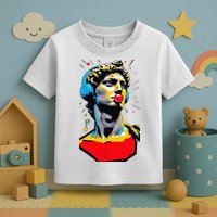 David Statue Michelangelo Motivational Renaissance Art Toddler T-Shirt