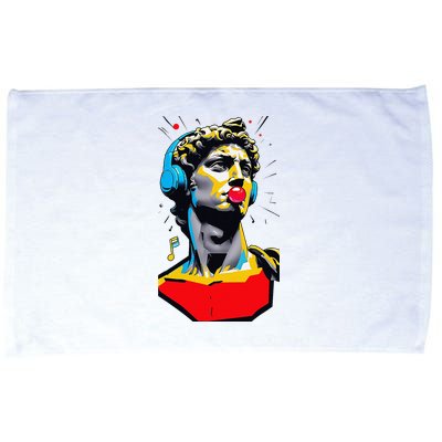David Statue Michelangelo Motivational Renaissance Art Microfiber Hand Towel