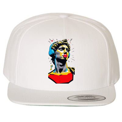 David Statue Michelangelo Motivational Renaissance Art Wool Snapback Cap
