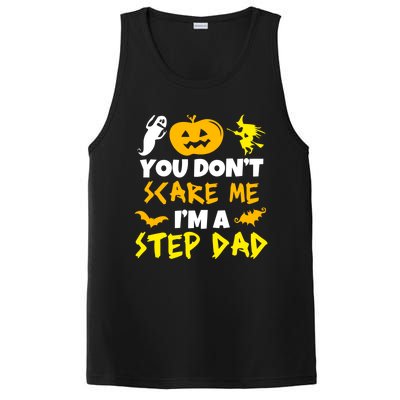 Don't Scare Me Stepgiftdad Costume Halloween Lazy Easy Stepdad Cute Gift PosiCharge Competitor Tank