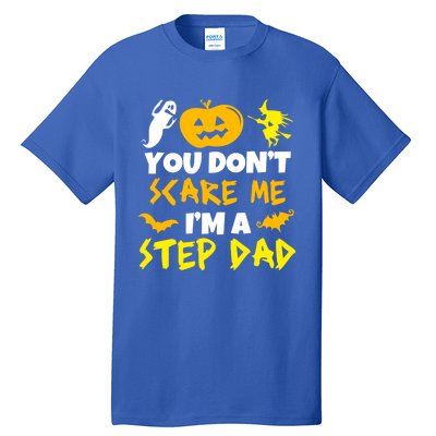 Don't Scare Me Stepgiftdad Costume Halloween Lazy Easy Stepdad Cute Gift Tall T-Shirt