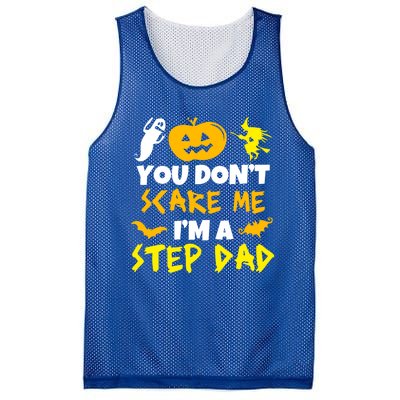 Don't Scare Me Stepgiftdad Costume Halloween Lazy Easy Stepdad Cute Gift Mesh Reversible Basketball Jersey Tank