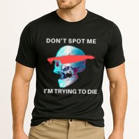 DonT Spot Me IM Trying To Die Gym Skull Pump Cover Cooling Performance Crew T-Shirt