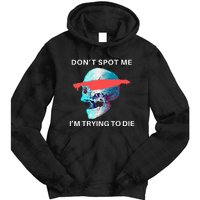 DonT Spot Me IM Trying To Die Gym Skull Pump Cover Tie Dye Hoodie