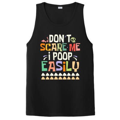 Don't Scare Me I Poop Easily Funny Halloween Joke Costume PosiCharge Competitor Tank