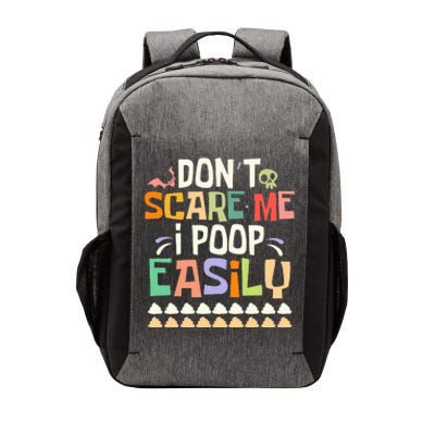 Don't Scare Me I Poop Easily Funny Halloween Joke Costume Vector Backpack