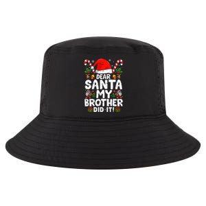 Dear Santa My Brother Did It  Funny Christmas  Cool Comfort Performance Bucket Hat