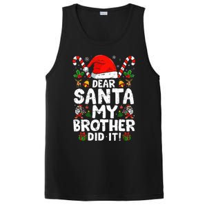 Dear Santa My Brother Did It  Funny Christmas  PosiCharge Competitor Tank