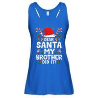 Dear Santa My Brother Did It  Funny Christmas  Ladies Essential Flowy Tank