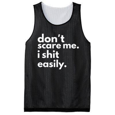 DonT Scare Me I Shit Easily Mesh Reversible Basketball Jersey Tank