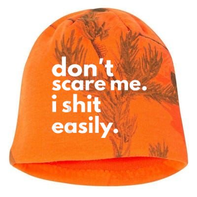 DonT Scare Me I Shit Easily Kati - Camo Knit Beanie