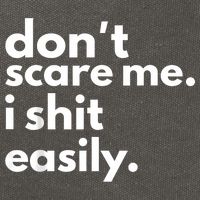 DonT Scare Me I Shit Easily Cotton Canvas Backpack