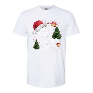 Dear Santa My Brother Did It Funny Christmas Pajama Funny Gift Softstyle CVC T-Shirt