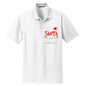 Dear Santa My Brother Did It Merry Christmas Dry Zone Grid Polo