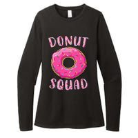 Donut Squad Matching Donut Party Pink Doughnut Sprinkles Womens CVC Long Sleeve Shirt