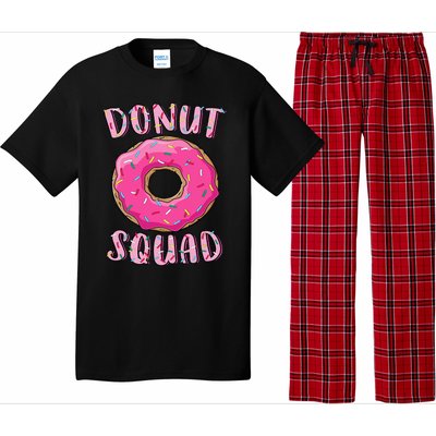 Donut Squad Matching Donut Party Pink Doughnut Sprinkles Pajama Set