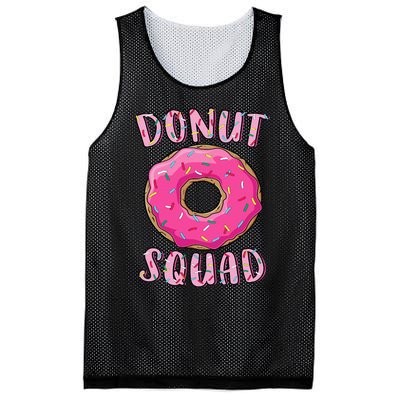 Donut Squad Matching Donut Party Pink Doughnut Sprinkles Mesh Reversible Basketball Jersey Tank