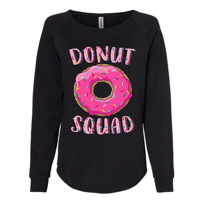 Donut Squad Matching Donut Party Pink Doughnut Sprinkles Womens California Wash Sweatshirt