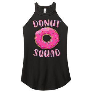 Donut Squad Matching Donut Party Pink Doughnut Sprinkles Women's Perfect Tri Rocker Tank