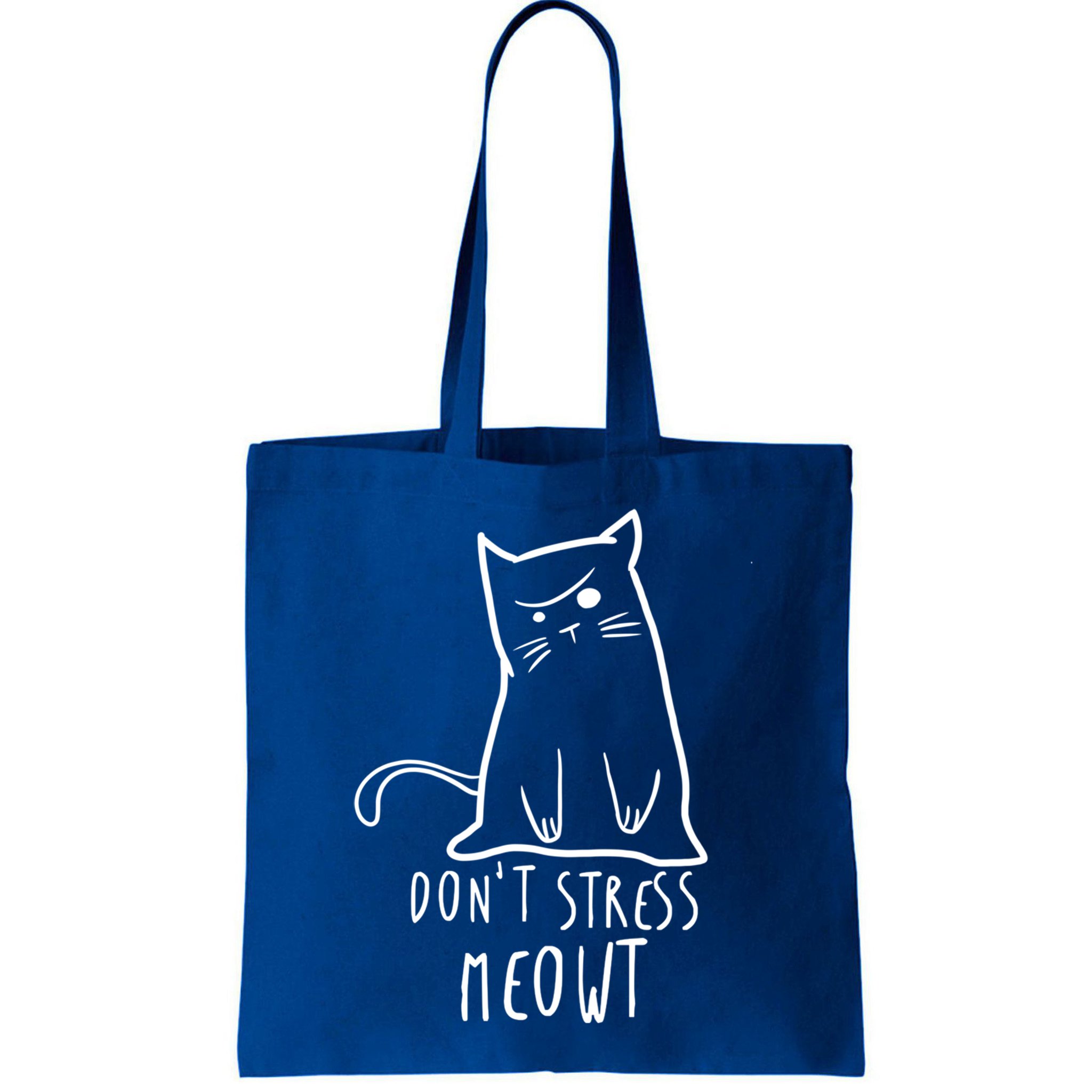 Dont Stress Meowt Funny Cat Humour Kitty Owner Cat Mom Dad Cute Gift Bag