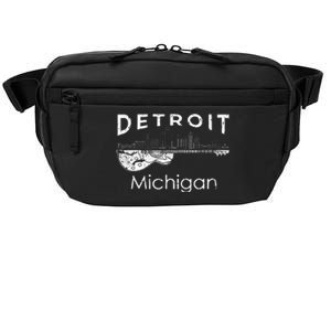 Detroit Souvenir Michigan Music Electric Guitar Crossbody Pack