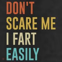 Dont Scare Me I Fart Easily Retro Funny Flatulence For Dads Adult Drive Performance Visor