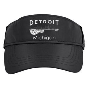 Detroit Souvenir Michigan Music Electric Guitar Adult Drive Performance Visor