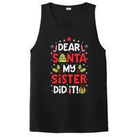 Dear Santa My Sister Did It Funny Christmas Kids Gifts PosiCharge Competitor Tank