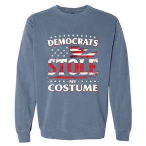 Democrats Stole My Costume Trump 2024 Halloween Costume Garment-Dyed Sweatshirt