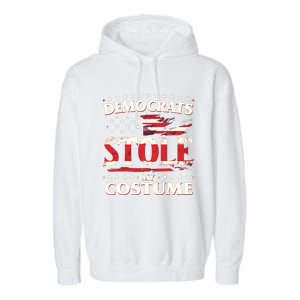 Democrats Stole My Costume Trump 2024 Halloween Costume Garment-Dyed Fleece Hoodie