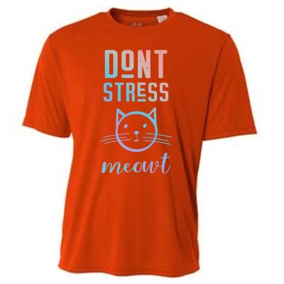 Dont Stress Meowt Cool Gift Funny Theme Gift Cooling Performance Crew T-Shirt