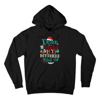 Dear Santa My Boyfriend Did It Funny Christmas Pajama Hoodie